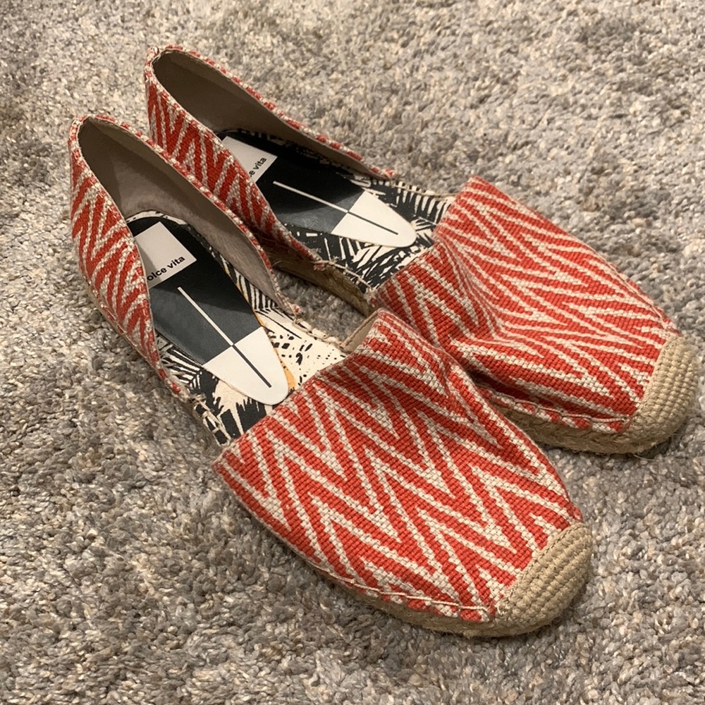 Dolce Vita D'Orsay Espadrille flat sandal size 8
